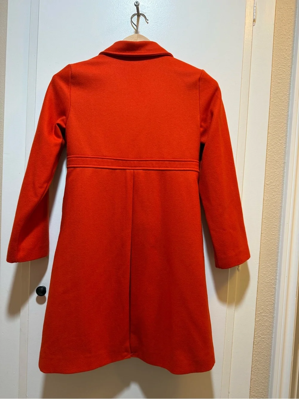 Gymboree Red Double-Breasted Pea Coat with Gold Buttons